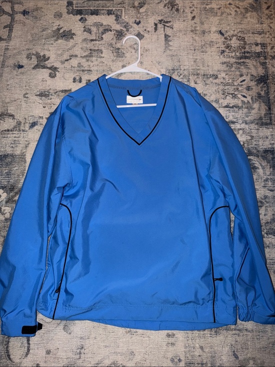 Cutter & Buck Other - Cutter & Buck Bright Blue Windbreaker Top with Black Loop